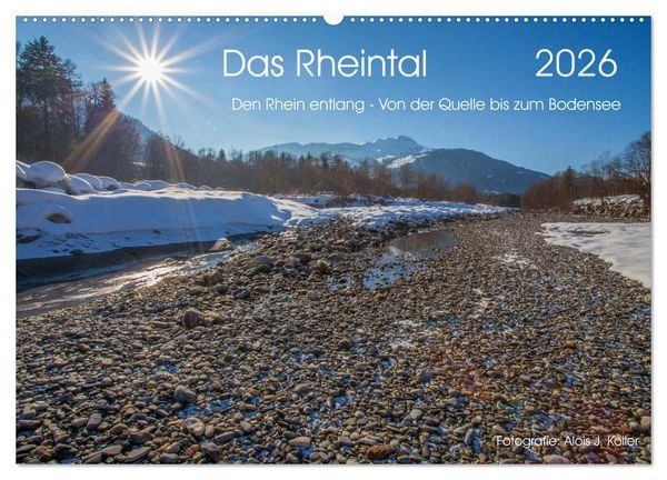 Das Rheintal 2026 (Wandkalender 2026 DIN A2 quer), CALVENDO Monatskalender