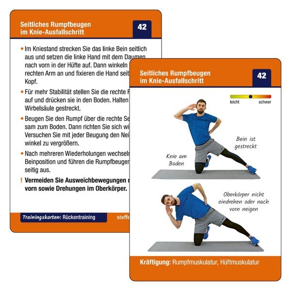 Produktbild: Trainingskarten: Funktionelles R&uuml;ckentraining