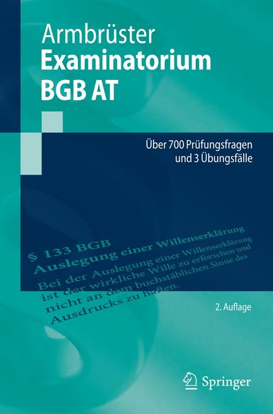 Produktbild: Examinatorium BGB AT