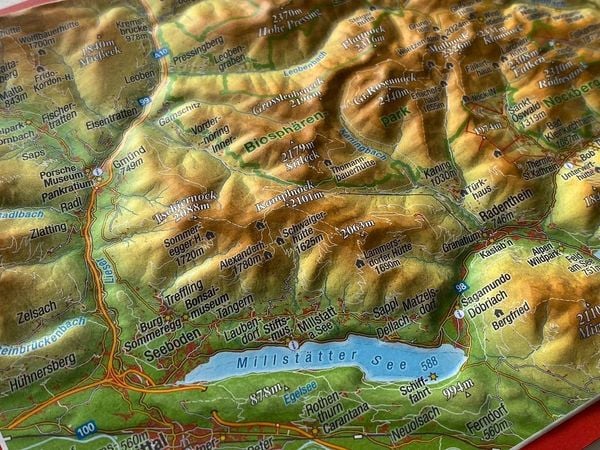 Produktbild: Markgraf, A: Reliefpostkarte Nockberge