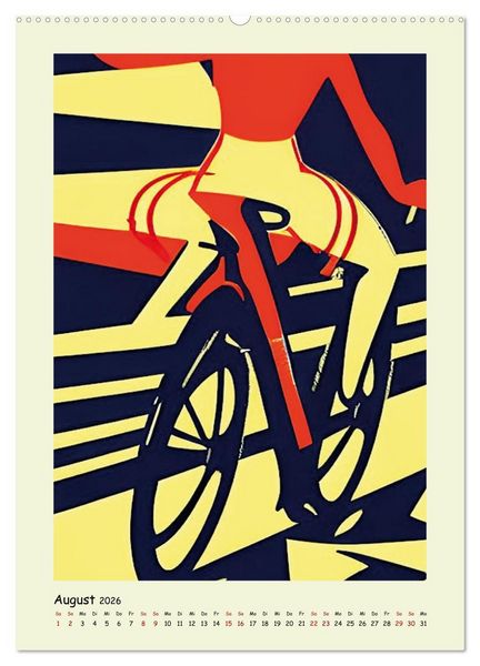 Produktbild: Geliebter Radsport (Wandkalender 2026 DIN A2 hoch), CALVENDO Monatskalender