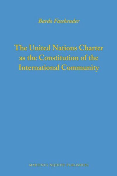 Produktbild: The United Nations Charter as the Constitution of the International Community