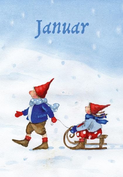 Produktbild: Postkartenbuch &raquo;Mit Pippa und Pelle durch das Jahr&laquo;