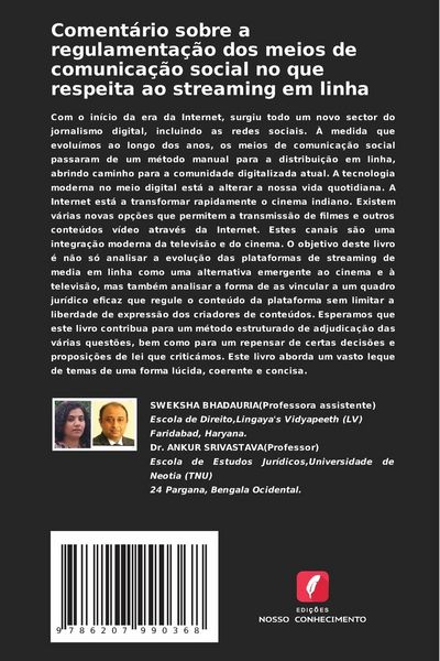 Produktbild: Coment&aacute;rio sobre a regulamenta&ccedil;&atilde;o dos meios de comunica&ccedil;&atilde;o social no que respeita ao streaming em linha