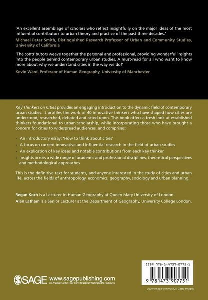 Produktbild: Key Thinkers on Cities