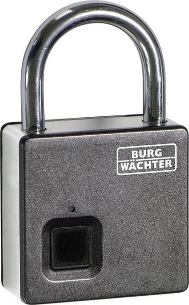 Burg Wächter Scan & Lock 610/53 SB Vorhängeschloss 53mm Fingerabdruckschloss