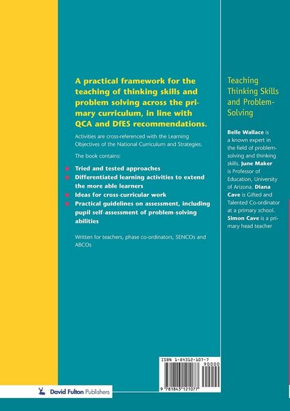 Produktbild: Thinking Skills and Problem-Solving - An Inclusive Approach