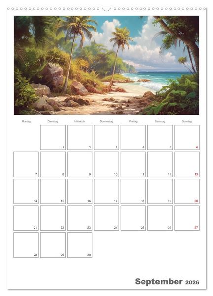 Produktbild: Die Karibik. Der Zauber tropischer Juwele (hochwertiger Premium Wandkalender 2026 DIN A2 hoch), Kunstdruck in Hochglanz