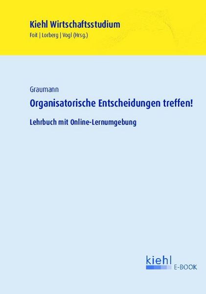Produktbild: Organisatorische Entscheidungen treffen!