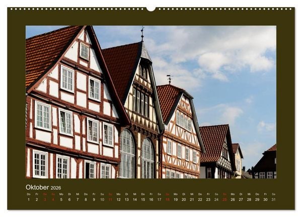Produktbild: Fachwerk in Nordhessen (hochwertiger Premium Wandkalender 2026 DIN A2 quer), Kunstdruck in Hochglanz