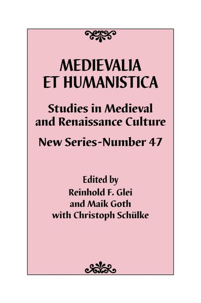 Produktbild: Medievalia et Humanistica, No. 47