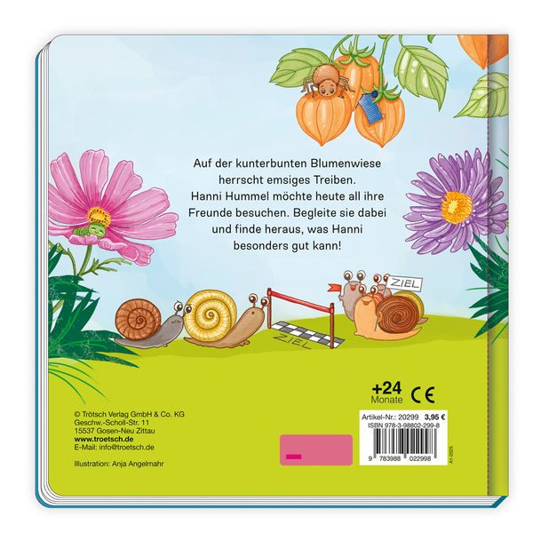 Produktbild: Tr&ouml;tsch Fensterbuch Meine kleine Wiesenfreunde