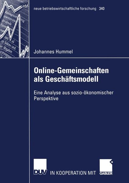 Produktbild: Online-Gemeinschaften als Gesch&auml;ftsmodell