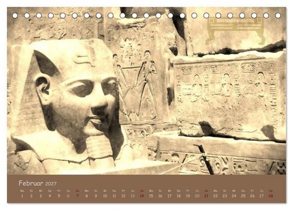 Produktbild: &Auml;gypten Nostalgie & Antike 2027 (Tischkalender 2027 DIN A5 quer), CALVENDO Monatskalender