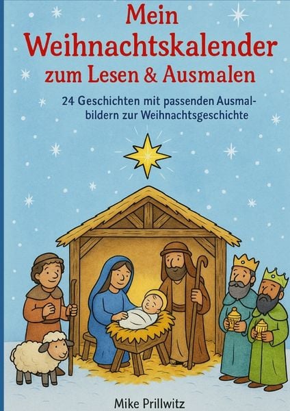 Produktbild: Mein christliches Adventsmalbuch