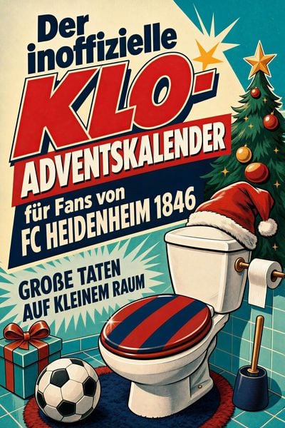 Produktbild: Der inoffizielle Klo-Adventskalender f&uuml;r Fans von FC Heidenheim 1846
