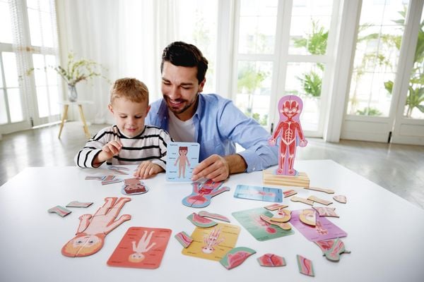 Produktbild: Hape - Magnetisches Puzzle Menschlicher K&ouml;rper
