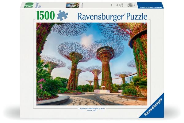 Produktbild: Erwachsenenpuzzle 1500 Teile - Gardens by the Bay in Singapur