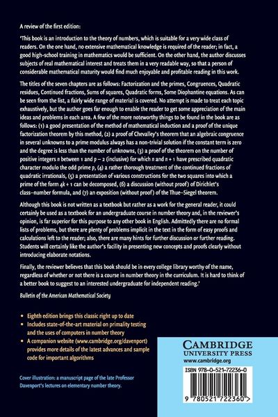 Produktbild: The Higher Arithmetic