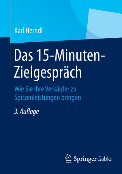 Produktbild: Das 15-Minuten-Zielgespr&auml;ch