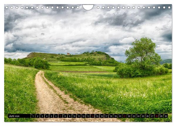 Produktbild: Unterwegs auf der fr&auml;nkischen Burgenstra&szlig;e (Wandkalender 2026 DIN A4 quer), CALVENDO Monatskalender