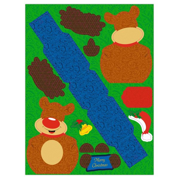 Produktbild: URSUS Geschenktaschen Paper gift boxes, Rentier