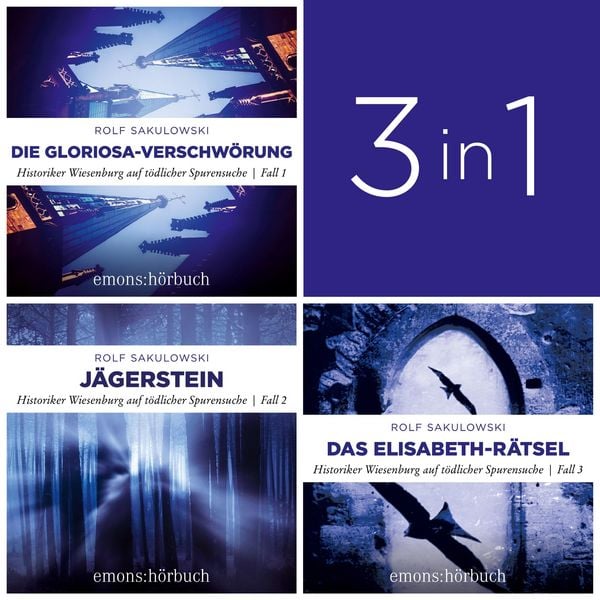 Historiker Wiesenburg auf tödlicher Spurensuche (Band 1-3) - Historiker Wiesenburg auf tödlicher Spurensuche - Rolf Sakulowski, Audio, 9783740826208