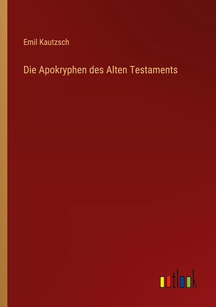 Produktbild: Die Apokryphen des Alten Testaments