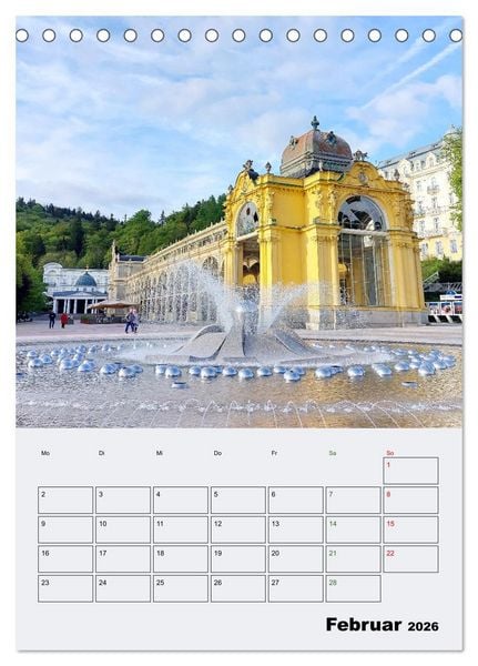 Produktbild: Tschechiens Highlights (Tischkalender 2026 DIN A5 hoch), CALVENDO Monatskalender