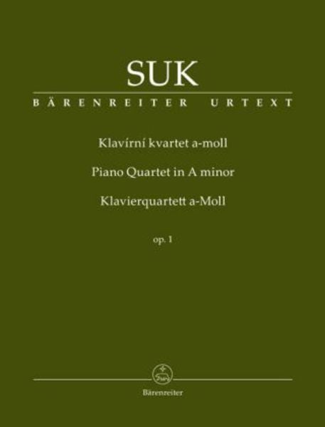 Suk, J: Klavierquartett a-Moll op. 1 (Klavírní kvartet a-mol