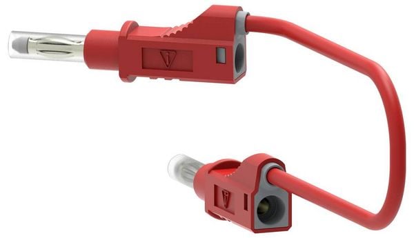 Produktbild: Electro PJP 2211/600V-CD1-50R Messleitung Bananenstecker 50cm Rot 1St.
