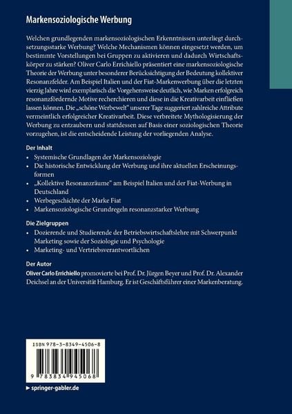 Produktbild: Markensoziologische Werbung