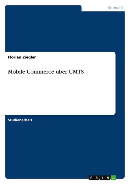 Produktbild: Mobile Commerce &uuml;ber UMTS