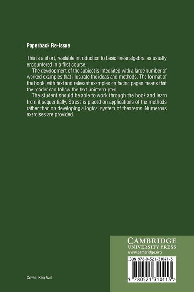 Produktbild: A First Course in Linear Algebra