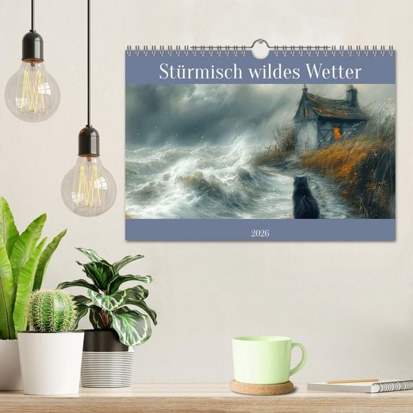 Produktbild: St&uuml;rmisch wildes Wetter (Wandkalender 2026 DIN A4 quer), CALVENDO Monatskalender