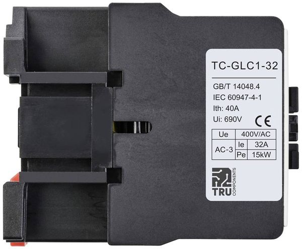 Produktbild: TRU COMPONENTS TC-GLC1-32 230V Sch&uuml;tz 3 Schlie&szlig;er 15kW 230 V/AC 32A 1St.