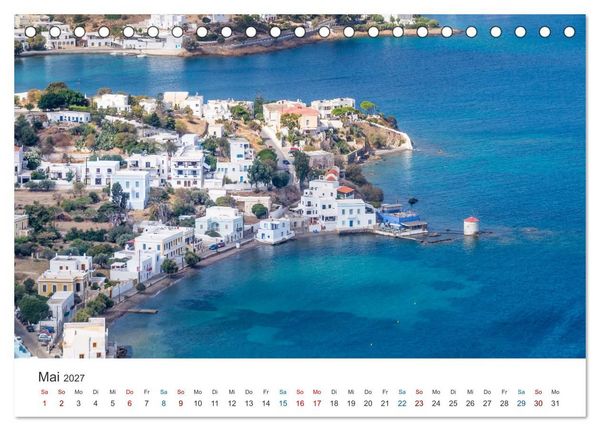 Produktbild: Leros - die Insel der G&ouml;ttin Artemis (Tischkalender 2027 DIN A5 quer), CALVENDO Monatskalender