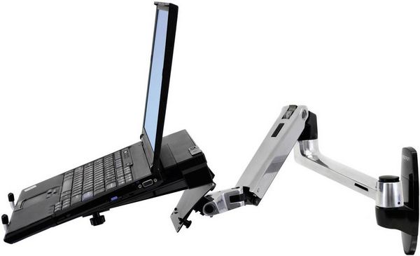 Produktbild: Ergotron Monitor-Wandhalterung LX Arm Wall Mount 1 Display(s) 38,1 cm (15") - 86,4 cm (34") Aluminium H&ouml;henverstellbar, Neigbar, Schwenkbar