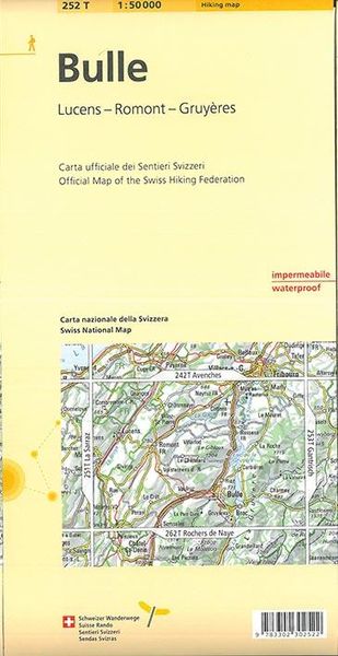 Produktbild: Swisstopo 1 : 50 000 Bulle