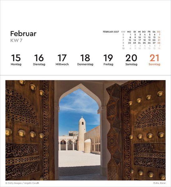 Produktbild: T&uuml;ren - KUNTH Postkartenkalender 2027