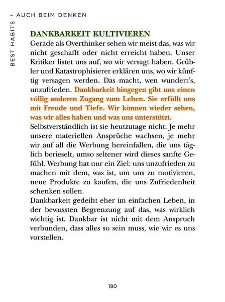 Produktbild: Die 1-Minuten-Strategie gegen Overthinking