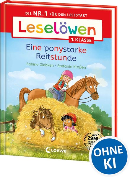 Produktbild: Lesel&ouml;wen 1. Klasse - Eine ponystarke Reitstunde