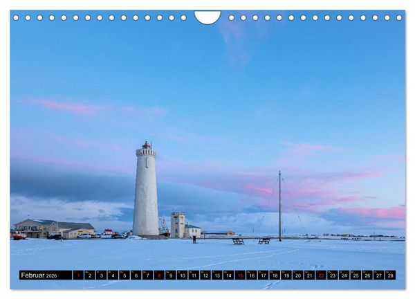 Produktbild: Leuchtt&uuml;rme - an Europas K&uuml;sten (Wandkalender 2026 DIN A4 quer), CALVENDO Monatskalender