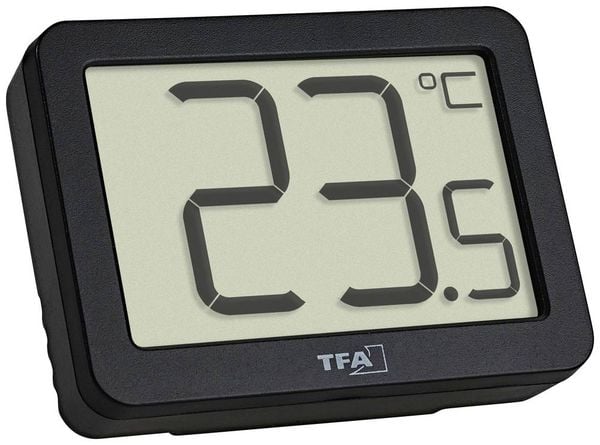 TFA Dostmann Thermometer Schwarz