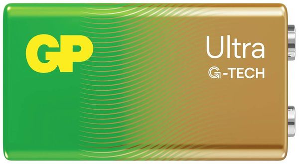 Produktbild: GP Ultra 9V Block-Batterie Alkali-Mangan 9V 1St.
