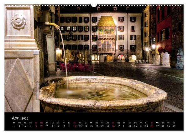 Produktbild: Innsbruck - Capital of the Alps (Wandkalender 2026 DIN A2 quer), CALVENDO Monatskalender