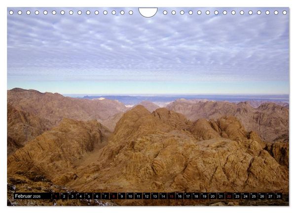 Produktbild: Sinai - Landschaft aus Fels und Sand (Wandkalender 2026 DIN A4 quer), CALVENDO Monatskalender
