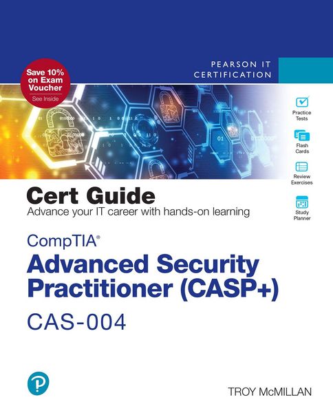 Produktbild: CompTIA Advanced Security Practitioner (CASP+) CAS-004 Cert Guide
