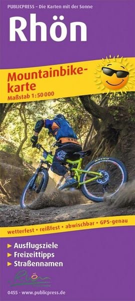 Produktbild: Mountainbikekarte Rh&ouml;n 1 : 50 000