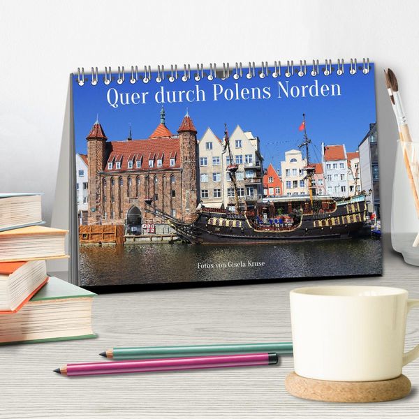 Produktbild: Quer durch Polens Norden (Tischkalender 2026 DIN A5 quer), CALVENDO Monatskalender